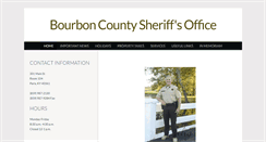 Desktop Screenshot of bourbonsheriff.org